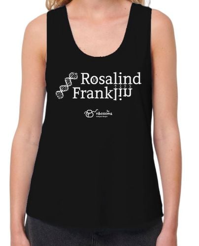 Camiseta Mujer Tirantes Loose Fit Rosalind Franklin (fondos oscuros) laTostadora - latostadora.com - Modalova