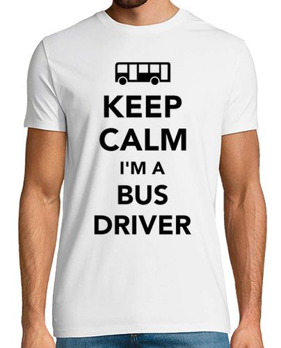 Camiseta mantener la calma que soy un conductor de autobús - latostadora.com - Modalova