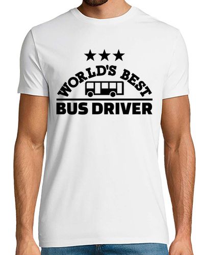 Camiseta mejor conductor del autobús del mundo - latostadora.com - Modalova
