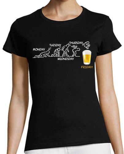 Camiseta mujer Beer-volution ENG - latostadora.com - Modalova