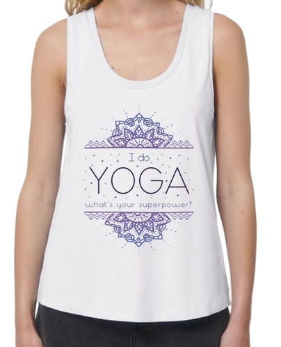 Camiseta Mujer Tirantes Loose Fit Yoga is my Superpower! laTostadora - latostadora.com - Modalova