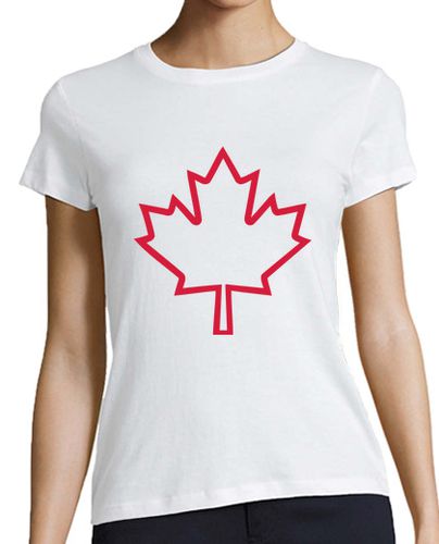 Camiseta mujer la hoja de arce de canadá - latostadora.com - Modalova