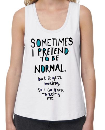 Camiseta mujer Pretend to be normal laTostadora - latostadora.com - Modalova