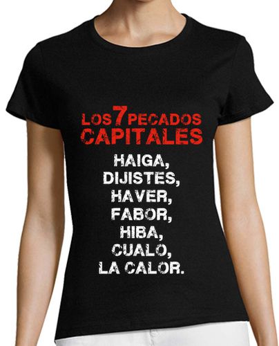 Camiseta mujer Los 7 Pecados Capitales - latostadora.com - Modalova