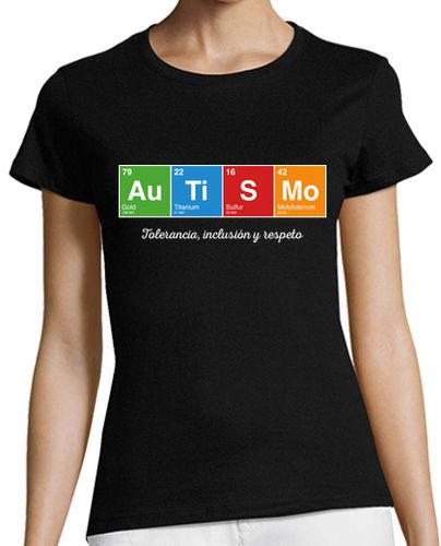 Camiseta mujer Autismo: Tolerancia, Inclusión y Respeto - latostadora.com - Modalova