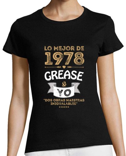 Camiseta mujer 1978 Grease & Yo - latostadora.com - Modalova