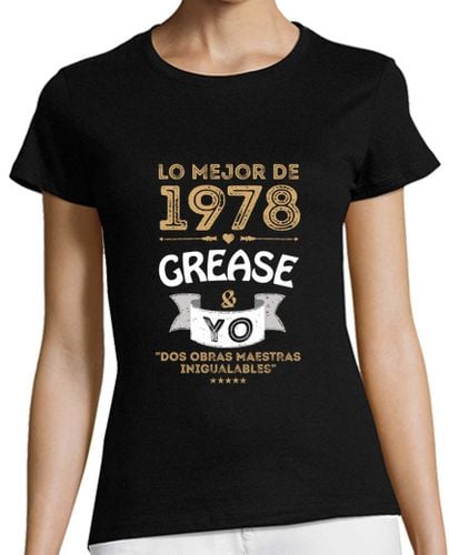 Camiseta mujer 1978 Grease & Yo laTostadora - latostadora.com - Modalova