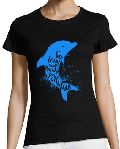 Camiseta mujer delfín agradecidos - latostadora.com - Modalova