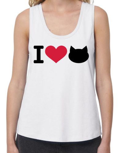 Camiseta mujer amo a los gatos - latostadora.com - Modalova