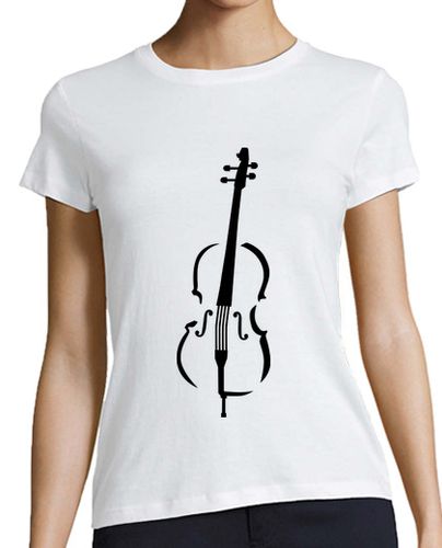 Camiseta mujer violonchelo - latostadora.com - Modalova