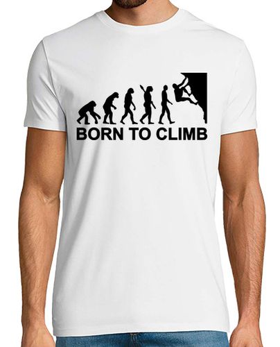 Camiseta nacido evolución de la escalada - latostadora.com - Modalova