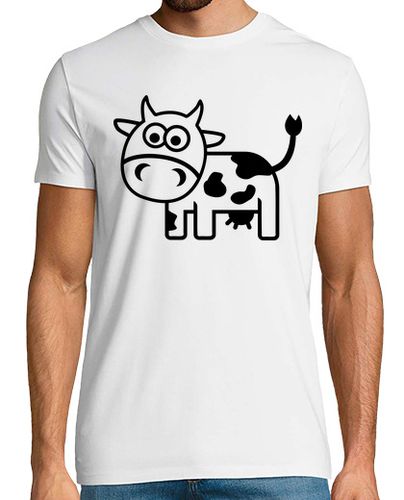 Camiseta Hombre Manga Corta vaca cómica laTostadora - latostadora.com - Modalova