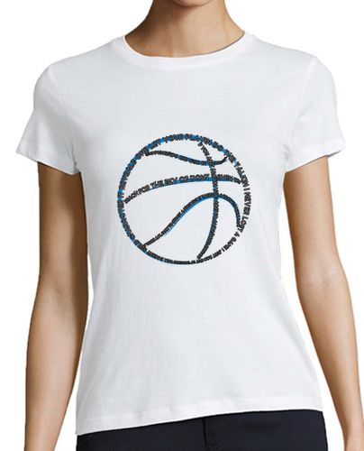 Camiseta mujer tipografía de baloncesto (para mujer blanca) - latostadora.com - Modalova