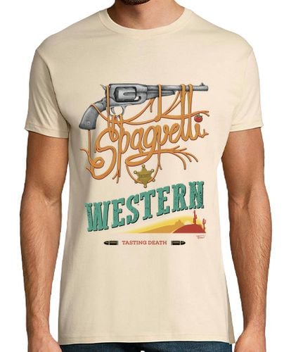 Camiseta Hombre Manga Corta Spaghetti Western - Camiseta H laTostadora - latostadora.com - Modalova