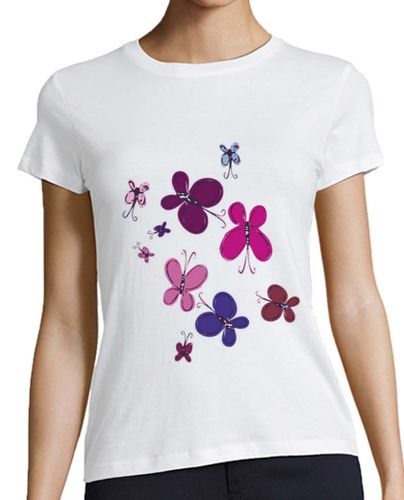 Camiseta mujer Camiseta mujer mariposas - latostadora.com - Modalova