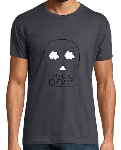 Camiseta Hombre Manga Corta Calavera en las nubes laTostadora - latostadora.com - Modalova