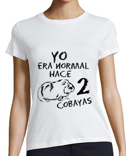 Camiseta mujer Camiseta mujer Yo era normal hace 2 cobayas BICOLOR laTostadora - latostadora.com - Modalova