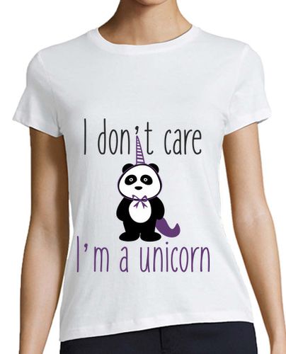 Camiseta mujer i don't care i'm a unicorn - latostadora.com - Modalova