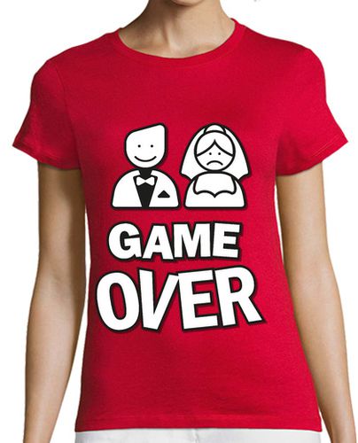 Camiseta mujer Game Over, Despedida de Soltera - latostadora.com - Modalova