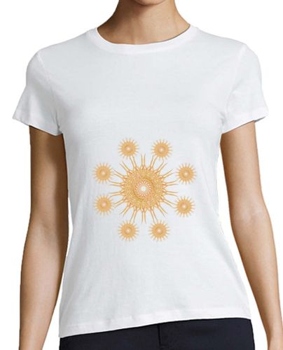 Camiseta mujer Mandala naranja y melocotón laTostadora - latostadora.com - Modalova