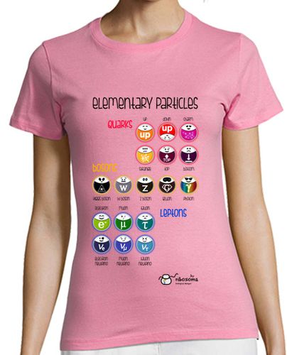 Camiseta mujer Elementary particles ❍ (fondos claros) laTostadora - latostadora.com - Modalova