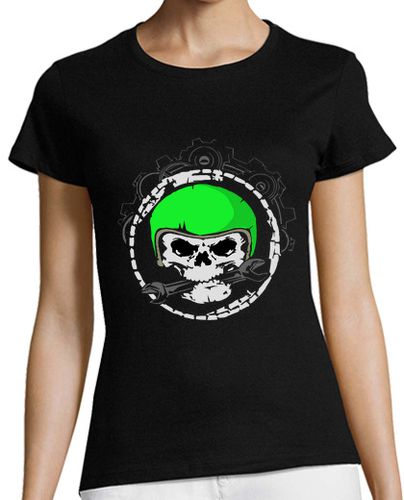 Camiseta mujer cráneo mech - latostadora.com - Modalova
