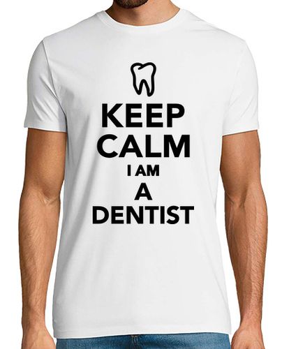 Camiseta mantener la calma im un dentista - latostadora.com - Modalova
