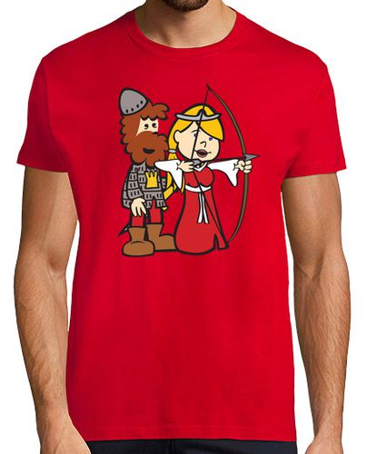 Camiseta Jimena Arco Chico Rojo - latostadora.com - Modalova