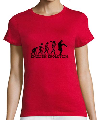 Camiseta mujer evolución inglés - latostadora.com - Modalova