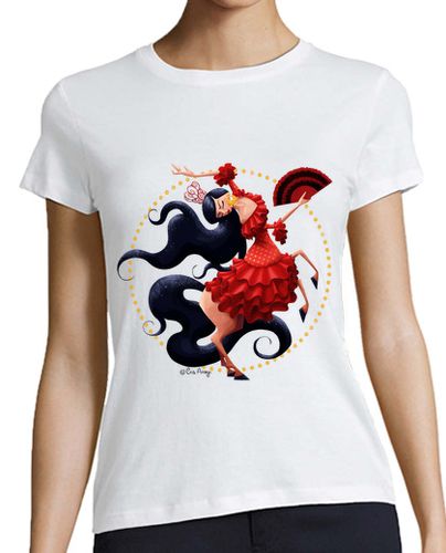 Camiseta mujer Flamenca - Camiseta chica - latostadora.com - Modalova