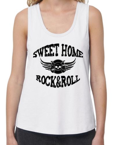Camiseta mujer Sweet home rock and roll - latostadora.com - Modalova