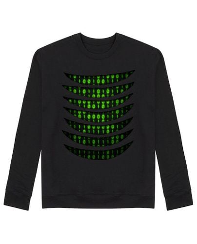 Sudadera Sin Capucha Unisex Binary Code Inside laTostadora - latostadora.com - Modalova