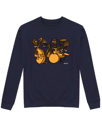 Sudadera Sin Capucha Unisex Banana Jazz Band laTostadora - latostadora.com - Modalova