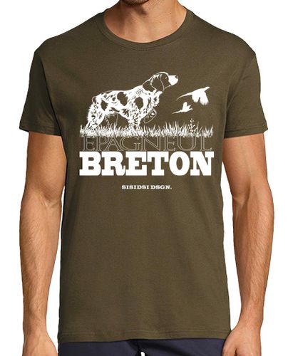 Camiseta Hombre Manga Corta Epagneul Breton laTostadora - latostadora.com - Modalova