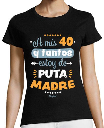 Camiseta mujer 40 y tantos - latostadora.com - Modalova
