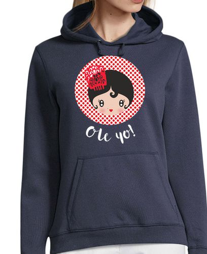 Sudadera Con Capucha Para Mujer ole yo black laTostadora - latostadora.com - Modalova