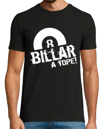 Camiseta Hombre Manga Corta BILLAR A TOPE BLANCO laTostadora - latostadora.com - Modalova