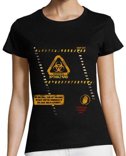 Camiseta mujer riesgo biológico - latostadora.com - Modalova