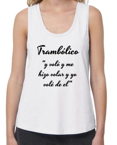 Camiseta mujer Mujer tramboliko, sin mangas, blanca - latostadora.com - Modalova