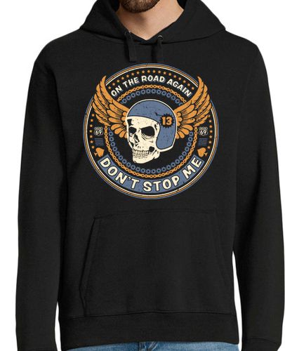 Sudadera Con Capucha Para Hombre On The Road Again Don't Stop Me laTostadora - latostadora.com - Modalova