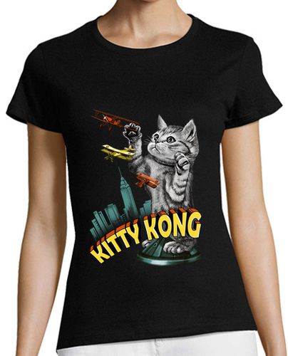 Camiseta mujer camisa para mujer del gatito kong - latostadora.com - Modalova