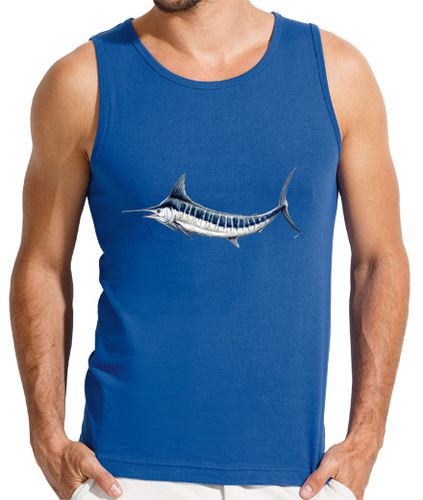 Camiseta Marlin azul Hombre, sin mangas, azul royal - latostadora.com - Modalova