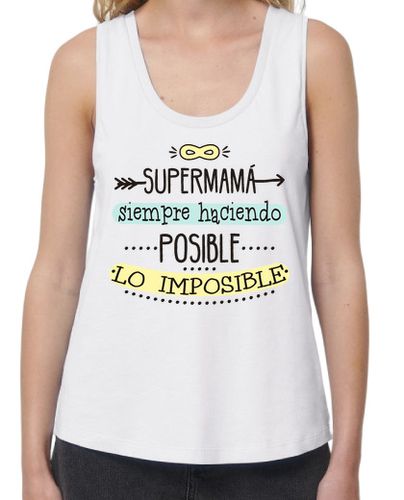 Camiseta mujer Supermamá posible lo imposible - latostadora.com - Modalova