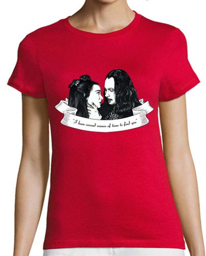 Camiseta mujer Drácula y Mina - latostadora.com - Modalova