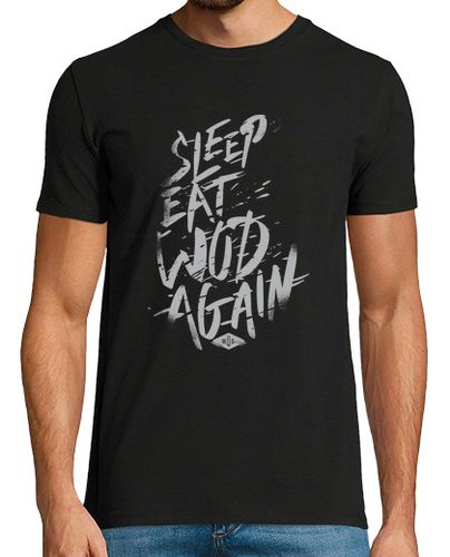 Camiseta Sleep, Eat, Wod, Again vol. 3 - latostadora.com - Modalova