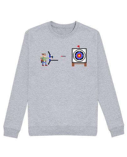 Sudadera Sin Capucha Unisex Archery retro arcade 3 laTostadora - latostadora.com - Modalova