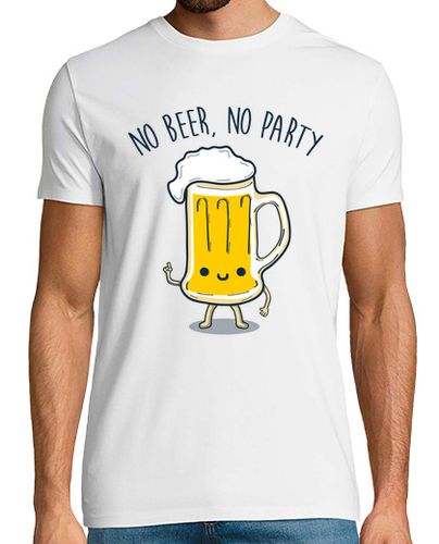 Camiseta No Beer, No Party - latostadora.com - Modalova