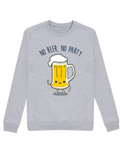 Sudadera Sin Capucha Unisex No Beer, No Party laTostadora - latostadora.com - Modalova