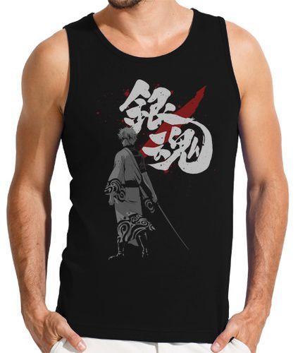 Camiseta Hombre Sin Mangas sakata gintoki laTostadora - latostadora.com - Modalova