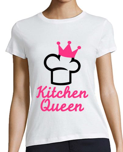 Camiseta mujer la reina de la cocina - latostadora.com - Modalova